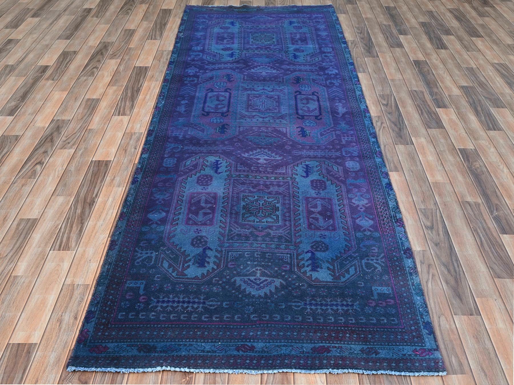 Overdyed & Vintage Rugs LUV736956